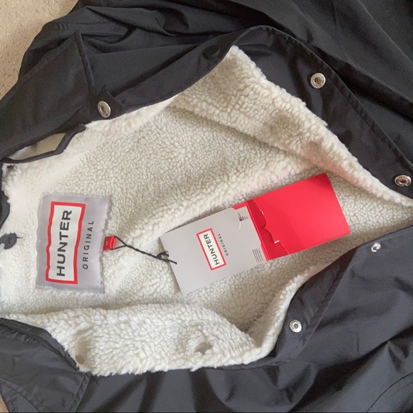 Hunter Mens Black Mori Shell Fur Lined Jacket - Picture 7 of 8